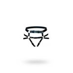 Motto10butik Siyah Tanga - Külot Suni Deri Metal Halka Detaylı - APFT732 Kırmızı-L/XL
