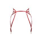 Motto10butik Yeni Model Lastik Jartiyer Harness - APFT153 Siyah-4XL-5XL