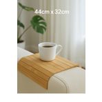 Mottogo Katlanır Bambu (Koltuk Kenarı-Kolçak-koltuk tepsisi) 32x44cm Koltuk yanı sehpası