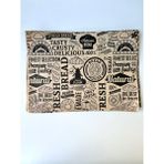 Mottogo Vintage Desen Sunum Kağıdı | 50'li Retro Gazete Görünüm Hamburger Sarma ve Servis Kağıtları