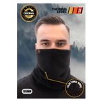 mottomia Siyah Renk Polar Boyunluk | Kışlık Motorcu Rüzgar Önleyici Outdoor Buff Bere (3 FARKLI KULLANIM)