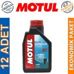 Motul 1 lt Marine Outboard 2T 12'li Dıştan Takma Motor Yağı