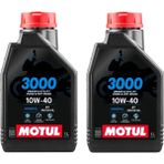 Motul 3000 10W40 4T Motosiklet Yağı 2 Litre Tortu ve Birikinti Önleyici Özellikler ile