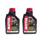 Motul 5000 10W-40 Motor Yağı 2’li Set – Yarı Sentetik