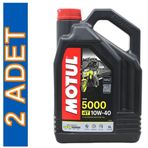 Motul 5000 10W40 4T 4 lt 2'li Motosiklet Yağı