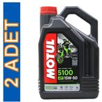 Motul 5100 4T 15W-50 MA2 Ester 4 lt 2'li Motor Yağı