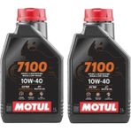 Motul 7100 10W-40 4T 2 lt Tam Sentetik Motosiklet Yağı Yüksek Performans ve Yakıt Verimliliği