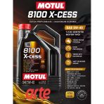 Motul 8100 X-Cess 5W-40 Motor Yağı 5 Litre | Tam Sentetik | Benzinli Ve Dizel Araç Uyumlu | Güncel Üretim