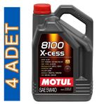 Motul 8100 X-CESS 5W40 1 lt 4'lü Motor Yağı