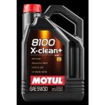 Motul 8100 X‑clean+ 5W‑30 5 litre Motor Yağı – %100 Tam Sentetik, Yüksek Performans & Geniş Uyumlu Yağ