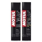 Motul C1 Zincir Temizleme ve C4 Zincir Yağı Seti