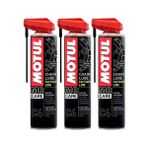 Motul C4 Chain Lube Factory Line Yarış Tipi Motosiklet Zincir Yağı 400 ml – 3’liü Set - 400ml