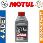 Motul Dot 3-4 500 ml 4'lü Sentetik Fren Hidroliği Yağı