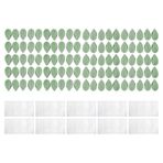 MOTUZP 100PCS Bitki Tırmanma Duvarı Fikstür Klipleri Bahçe Sebze Bitki Desteği Bağlama Klipsi Duvar Vines Sabitleme Klipleri Kendinden Yapışkanlı Klipler Kapalı Açık Dekor için Bitki Asma Çekişi