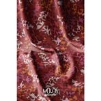 Moud'S Burgundy 2 Desenli Dijital Baskılı Kumaş Süetimsi Doku En 155Cm Kms-93
