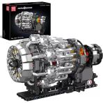 Mould King Turbojet Engine 10216 – 1,214 Parça Mekanik Jet Motor Modeli | Stem & Çalışan Makine Kit