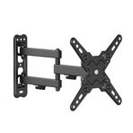 Mount Plus PL-223 Tam Hareketli TV Monitörü Duvara Montaj Braketi Eklemli Kollar Çoğu 13 "ila 43" Düz Ekran TV için Döner Eğim | Yataydan Dikey Yönlendirme Döndürme | Max VESA 200x200mm 44.5 lbs'ye kadar
