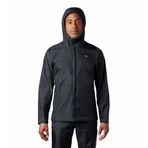 Mountain Hardwear Acadia Siyah Erkek Yağmurluk