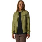 Mountain Hardwear Kor Air Shell Kadın Kayak Montu Full Zip Elastik Manşetler ile Soğuk Havalara Karşı Koruma - XS - Yeşil