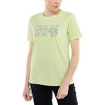 Mountain Hardwear Mhw Logo Kadın Sarı Kısa Kollu T-shirt