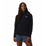 Mountain Hardwear Polartec Microfleece 1/4 Zip Kadın Polar Üst Siyah Sweatshirt