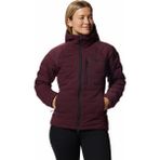 Mountain Hardwear Stretch Down Hoody Kadın Kaz Tüyü Mont - Kırmızı