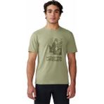 Mountain Hardwear Sunblocker erkek kısa kollu t-shirt Yeşil