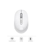Mouse Bluetooth + Usb Çift Modlu Şarjli Sessiz Kablosuz Fare TM17 Beyaz