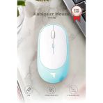 Mouse Çift Modlu Sessiz Kablosuz Fare Tm16 Mavi