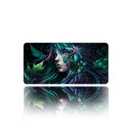 Mouse Pad Büyük Boy Gaming Oyuncu XXXl 120x60 Cm Masa Boy Forest Girl