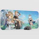 mousepad bastir Aether Lumine Genshin Impact Anime Oyuncu V5 - 70X30 Xl Gaming Mouse Pad Fare Altlığı