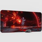 mousepad bastir Arlecchino Genshin Impact Anime Oyuncu V4 - 90X40 Xxl Gaming Mouse Pad Fare Altlığı