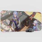 mousepad bastir Ayaka Genshin Impact Anime Oyuncu V1 - 70X30 Xl Gaming Mouse Pad Fare Altlığı