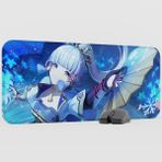 mousepad bastir Ayaka Genshin Impact Anime Oyuncu V3 - 70X30 Xl Gaming Mouse Pad Fare Altlığı