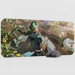mousepad bastir Baizhu Genshin Impact Anime Oyuncu V4 - 70X30 Xl Gaming Mouse Pad Fare Altlığı