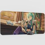 mousepad bastir Baizhu Genshin Impact Anime Oyuncu V5 - 90X40 Xxl Gaming Mouse Pad Fare Altlığı
