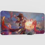 mousepad bastir Chasca Genshin Impact Anime Oyuncu V2 - 90X40 Xxl Gaming Mouse Pad Fare Altlığı