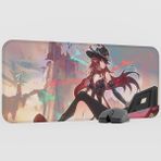 mousepad bastir Chasca Genshin Impact Anime Oyuncu V4 - 70X30 Xl Gaming Mouse Pad Fare Altlığı