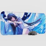 mousepad bastir Columbina (Damselette) Genshin Impact Anime Oyuncu V4 - 70x30 XL Gaming Mouse Pad Fare Altlığı