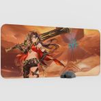 mousepad bastir Dehya Genshin Impact Anime Oyuncu V2 - 90X40 Xxl Gaming Mouse Pad Fare Altlığı