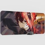 mousepad bastir Diluc Genshin Impact Anime Oyuncu V4 - 90X40 Xxl Gaming Mouse Pad Fare Altlığı
