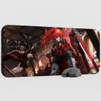 mousepad bastir Diluc Genshin Impact Anime Oyuncu V5 - 70X30 Xl Gaming Mouse Pad Fare Altlığı