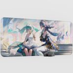 mousepad bastir Faruzan Genshin Impact Anime Oyuncu V5 - 90X40 Xxl Gaming Mouse Pad Fare Altlığı