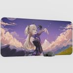 mousepad bastir Fischl Genshin Impact Anime Oyuncu V3 - 90X40 Xxl Gaming Mouse Pad Fare Altlığı