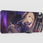 mousepad bastir Fischl Genshin Impact Anime Oyuncu V4 - 90X40 Xxl Gaming Mouse Pad Fare Altlığı