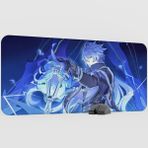 mousepad bastir Flins Genshin Impact Anime Oyuncu V1 - 90X40 Xxl Gaming Mouse Pad Fare Altlığı