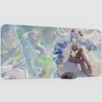 mousepad bastir Ganyu Genshin Impact Anime Oyuncu V5 - 90X40 Xxl Gaming Mouse Pad Fare Altlığı