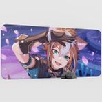 mousepad bastir Gorou Genshin Impact Anime Oyuncu V4 - 90X40 Xxl Gaming Mouse Pad Fare Altlığı
