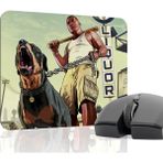 mousepad bastir Gta 5 Kaymaz Dikişli Kauçuk Oyuncu Mousepad V5 - 22X18 Gaming Mouse Pad Fare Altlığı