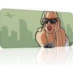 mousepad bastir Gta San Andreas Kaymaz Dikişli Kauçuk Oyuncu Mousepad V2 - 90X40 Xxl Gaming Mouse Pad Fare Altlığı